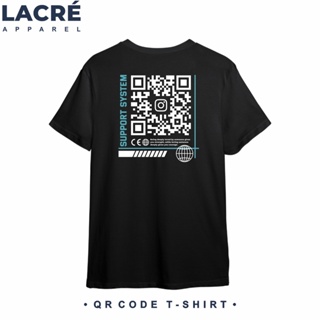 เสื้อยืด พิมพ์ลาย BARCODE SCANNER Unit Can Enter Your Socialmed LACRE สําหรับผู้ชาย