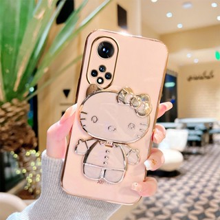 เคส Huawei Nova9 / Nova9 SE / Nova10 / Nova 8i / Nova Y61 Pro แฟชั่น KT แมว ตัวยึด เคสโทรศัพท์กันกระแทก