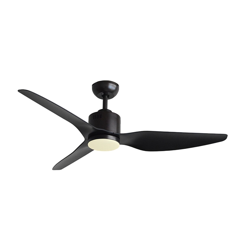 พัดลมโคมไฟ ABS WIN FAVOUR รุ่น DC28 ขนาด 132 x 39.5 ซม. สีดำด้าน