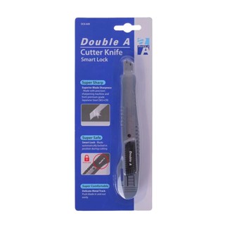 HOMEHAP Double A คัดเตอร์อลูมิเนียม 9 มม. Smart คัตเตอร์ มีดคัตเตอร์