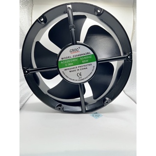 พัดลม พัดลมกลม   model 22060HA2BL AC220V/240v  50/60hz 0.36A 65w ขนาด 22cm หนา60cm