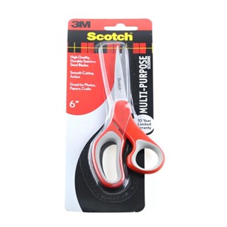 HOMEHAP 3M กรรไกร 6 นิ้ว รุ่น Multi-Purpose Cat 1426 กรรไกร กรรไกรตัดกระดาษ