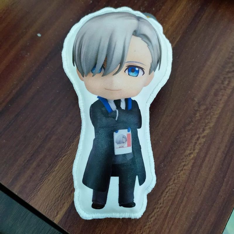 Nendoroid หมอนตุ๊กตาตัวละคร Victor Nikiforov Yuri On Ice Anime Kawaii Japan Top