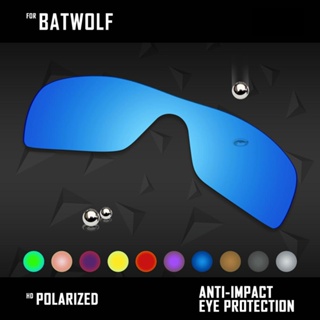 Oowlit เลนส์โพลาไรซ์ แบบเปลี่ยน หลากสี สําหรับแว่นตากันแดด Oakley Batwolf OO9101 S6HZ