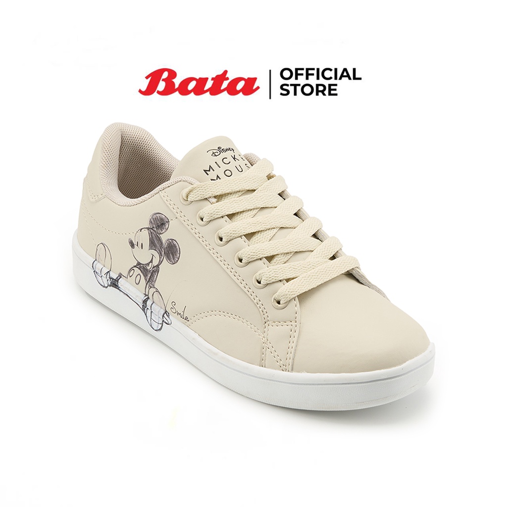 Bata บาจา รองเท้าผ้าใบสนีกเกอร์ สำหรับเด็กผู้หญิง  สีเบจ รหัส 4218996