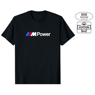 เสื้อยืด RACING เสื้อซิ่ง [COTTON 100%] [M POWER] เสื้อแขนสั้น