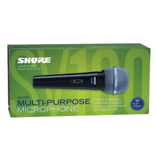 SHURE ไมโครโฟน (สีดำ) รุ่น SV100X