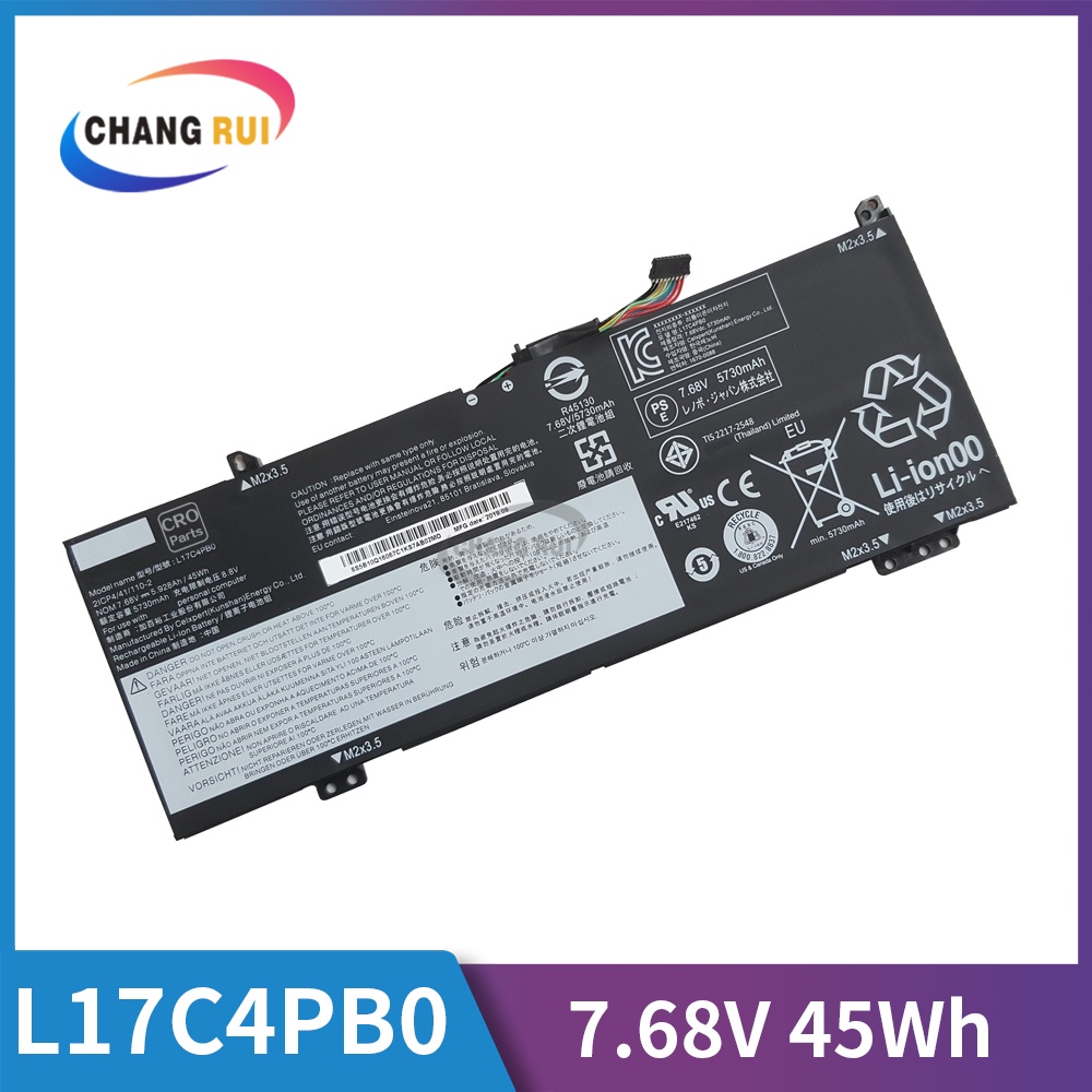 CRO L17C4PB0แบตเตอรี่แล็ปท็อป7.68V 45Wh สำหรับ Lenovo Flex 6-14IKB 14ARR 530S-14ARR 530S-14IKB 530S-15IKB Series