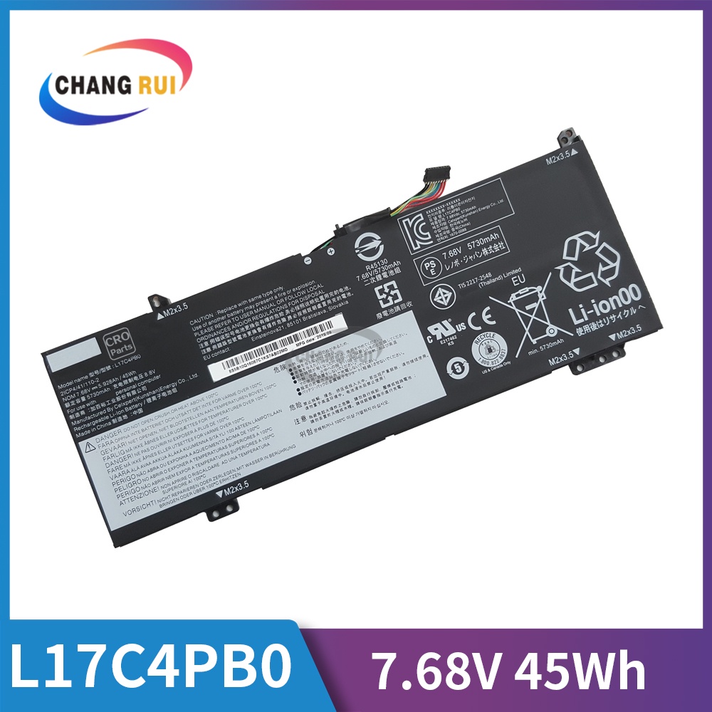 CRO L17C4PB0แบตเตอรี่แล็ปท็อป7.68V 45Wh สำหรับ Lenovo Flex 6-14IKB 14ARR 530S-14ARR 530S-14IKB 530S-