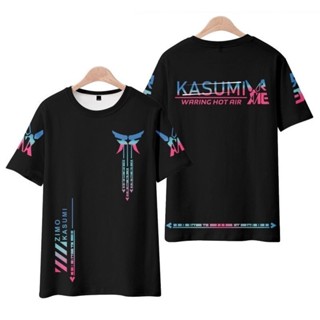 2022 New Anime Honkai Impact 3 Yae Sakura T Shirt Japanese Anime Mens Loose Womens Casual 3D Printing Short Sleev_01