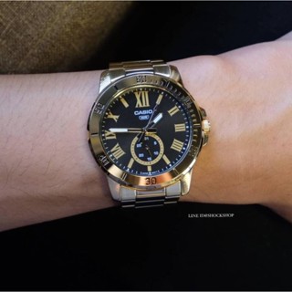 นาฬิกาผู้ชาย Casio รุ่น MTP-VD200G-1B อะนาล็อก คาสิโอ