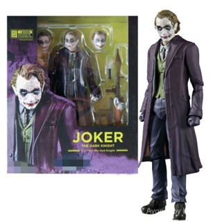 Batman Dark Knight SHF clown Heathley Joker movable doll hand-made model boxed ornaments 15VJ