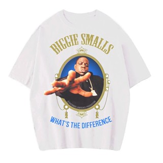 เสื้อยืด โอเวอร์ไซซ์ พิมพ์ลาย "Biggie smalls" | เสื้อเชิ้ต สไตล์วินเทจ | โมเดลอนิเมะ