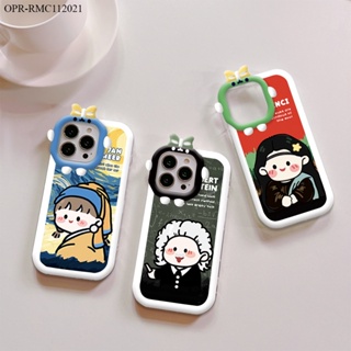 Realme C2 C3 C11 C20 C20A C21 C33 C30 2021 เคสเรียวมี สำหรับ Case Cartoon Artistic Painting เคส เคสโทรศัพท์ เคสมือถือ Shockproof Casing