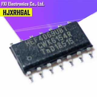 วงจรรวม SMD CD4 HEF4069UBT HEF4069 SOP14 SOP HCF4069 10 ชิ้น