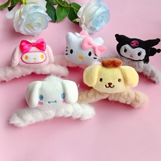 เครื่องประดับผม กิ๊บติดผม รูปตุ๊กตาการ์ตูน Sanrio Cinnamoroll แฟชั่นฤดูหนาว