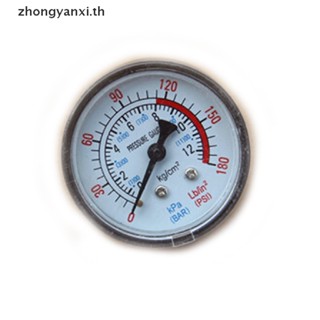 Yanxi ใหม่ เครื่องวัดความดันไฮดรอลิค คอมเพรสเซอร์แอร์ 0-180PSI 0-12Bar