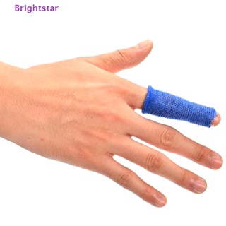 Brightstar 10 ชิ้น / ล็อต นิ้วมือสีฟ้า / ขาวชุดปฐมพยาบาลท่อใหม่