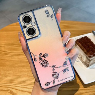 เคสโทรศัพท์มือถือ ป้องกัน ปิดด้านหลัง วิบวับ หรูหรา สําหรับ OPPO RENO 7Z RENO 8Z RENO 8 Z 5G 5 6 5G