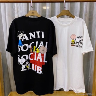 CZH เสื้อยืดแขนสั้น anti social social club สนุปปี้ SML