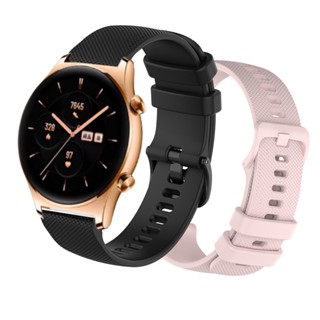 สายนาฬิกาข้อมือซิลิโคน แบบเปลี่ยน สําหรับ Honor Watch GS 3 Smart Watch Sport Watch Band Bracelet For Honor Watch GS3 SmartWatch