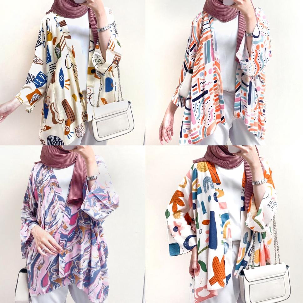 LATEST STOCK FLOWEAR Aora เสื้อสเวตเตอร์ถักขนาดใหญ่ด้านนอกสําหรับผู้หญิง, ชุดเชียร์สไตล์ร่วมสมัย