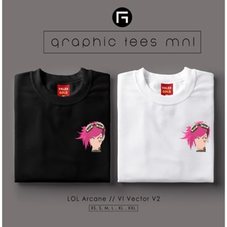 Graphic Tees MNL - GTM League of Legends LOL Arcane 405 Vi Pocket Customized Shirt Unisex T-shirt_03