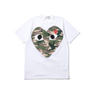 เสื้อยืดแขนสั้นลําลอง พิมพ์ลาย It CDG play comme des Garcons Kawaguchi Baoling แฟชั่นฤดูใบไม้ผลิ และฤดูร้อน สําหรับผู้ชา