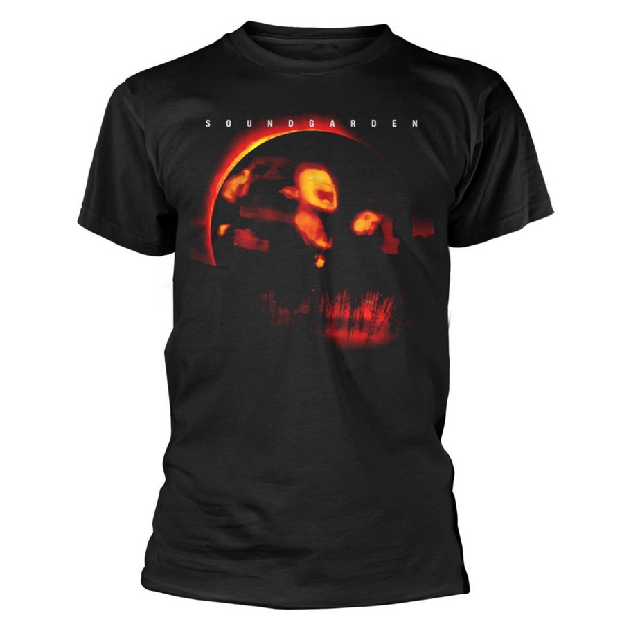 Top Tees Soundgarden T เสื้อ Superunknown ได้รับอนุญาตอย่างเป็นทางการ Mens Black Rock Merch ใหม่