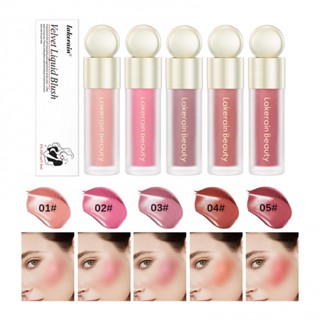บลัชออนเนื้อครีม เนื้อแมตต์ กันน้ํา ติดทนนาน 5 สี