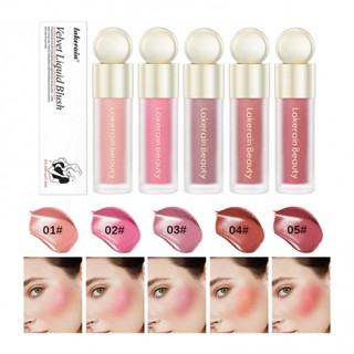 บลัชออนเนื้อครีม เนื้อแมตต์ กันน้ํา ติดทนนาน 5 สี