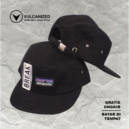 หมวก 5 แผง Patagonia Distro Antem Snapback HipHop วัสดุ Ori Antem