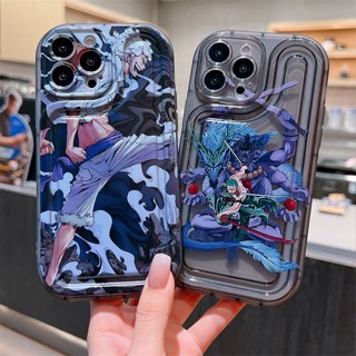 เคสซิลิโคน สำหรับ ไอโฟน Clear Case iPhone 14 Pro Max iPhone 13 Pro Max iPhone 12 Pro Max iPhone 11 Pro Max Cartoon โซโร่ Zoro &amp; ลูฟี่ Luffy Silicone Case