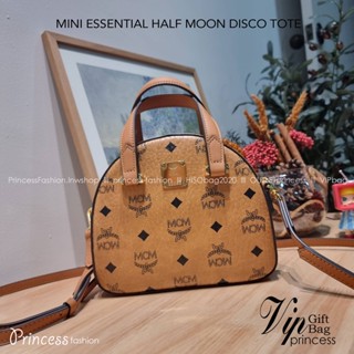 M.C.M MINI ESSENTIAL HALF MOON DISCO TOTE IN VISETOS กระเป๋าถือ/สะพายข้างไอเท็มรุ่นฮิต!! ที่เหล่าดาราเซเลป และไอดอลคนดัง