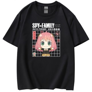 2023เสื้อยืดพิมพ์ลายพรีเมี่ยม Manga Anime spy x family ลอยด์ ฟอเจอร์ อาเนีย ฟอเจอร์ ยอร์ ฟอเจอร์ cotton ฝ้าย Loid Anya Y