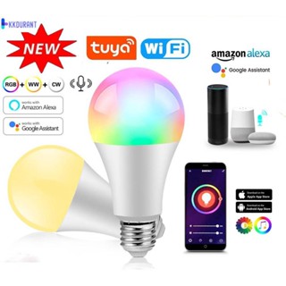 Tuya 15วัตต์ App ควบคุม Wifi สมาร์ทหลอดไฟหลอดไฟ Led หลอดไฟทำงานร่วมกับ Alexa Google Home สำหรับ2023ในสต็อก KDURANT