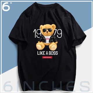 TEDDY BEAR LIKE A BOSS TSHIRT COTTON UNISEX ASIA SIZE HD HIGH QUALITY_02