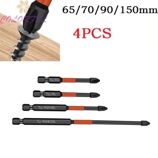 【COLORFUL】Batch Head 4PCS Cross Screwdriver Impact Drill Bit Accessories Hand Tools