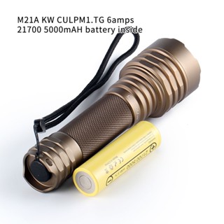 Convoy M21A พร้อม KW CULPM1.ไฟฉาย TG 6A 21700 พร้อมแบตเตอรี่ภายใน