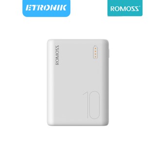 ETRONIK ROMOSS Simple 10 Mini Power Bank 10000 mAh แบตเตอรี่ภายนอกแบบพกพา Charger 10000mAh Powerbank