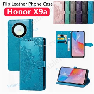 เคสโทรศัพท์มือถือหนัง กันกระแทก พร้อมช่องใส่บัตร แม่เหล็ก สําหรับ Honor X9 A X9a X8 X7 A X7a X6 X 9a X 8 X 7a X 6 HonorX9A HonorX8A HonorX7A HonorX6 4G 5G