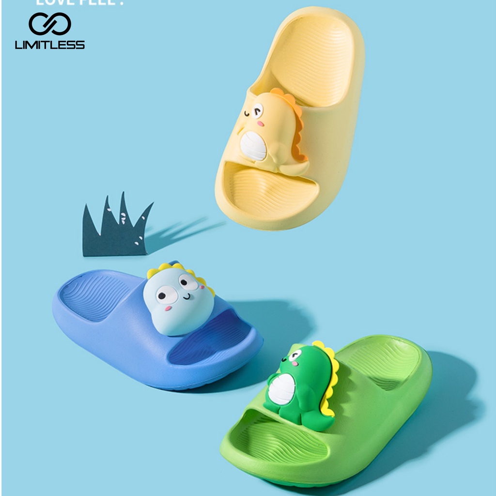 Gummy รองเท้าแตะสําหรับเด็กชายและเด็กหญิงตัวอักษร Jibbitz รองเท้าแตะสําหรับเด็กผู้หญิงน่ารัก Phylon 