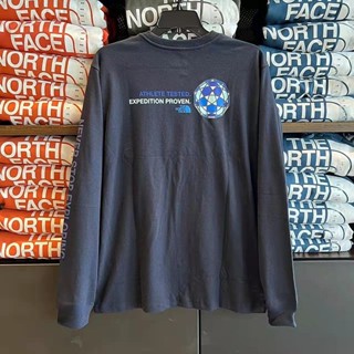 ใหม่ TheNorthFace เสื้อยืด ผ้าฝ้าย พิมพ์ลาย สําหรับผู้ชาย และผู้หญิง