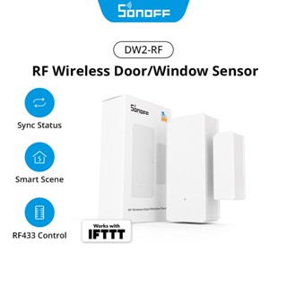 Sonoff DW2-RF 433MHz RF เซนเซอร์ประตู หน้าต่าง ไร้สาย ทํางานร่วมกับสะพาน SONOFF RF สําหรับแอพ Smart Home Security eWeLink