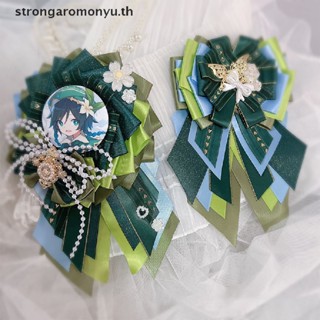 Strongaromonyu เข็มกลัด ริบบิ้นโบว์ โลหะ สไตล์โลลิต้าเรโทร อุปกรณ์เสริม สําหรับตกแต่งกระเป๋าเป้สะพายหลัง