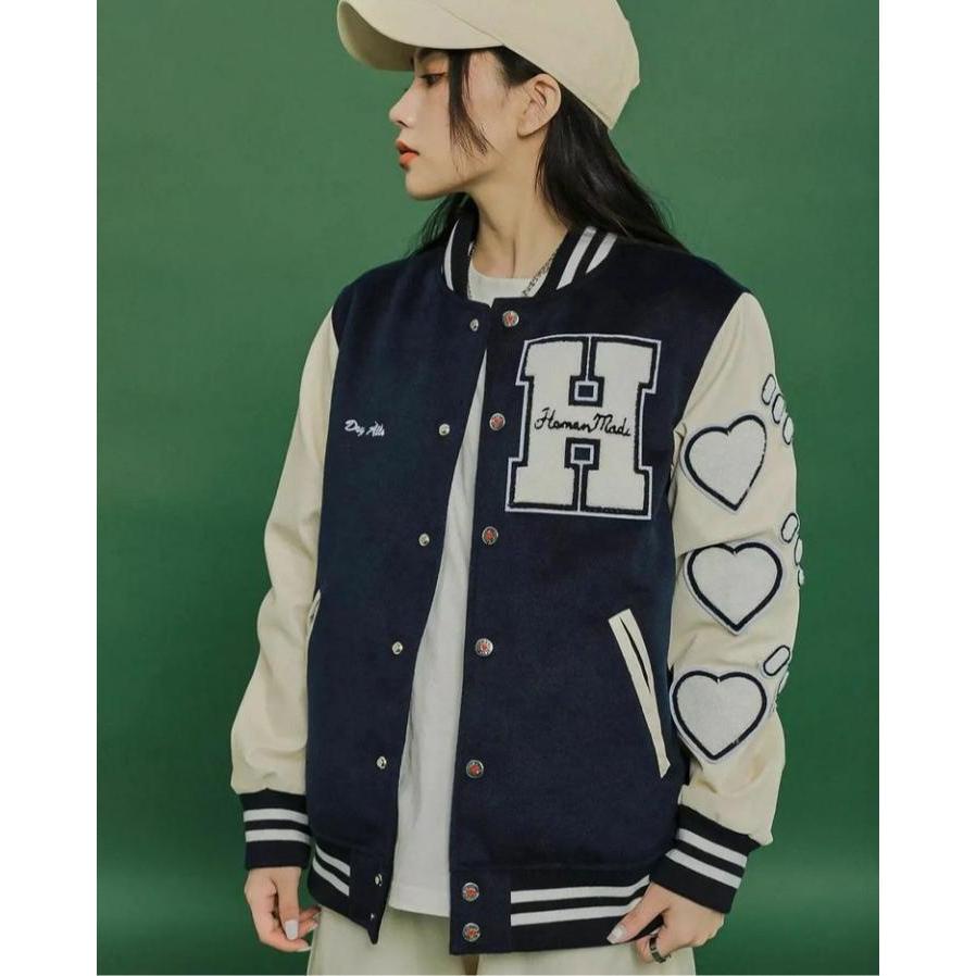 COD - Homan Varsity Sweater Made Baseball - - เสื้อผ้าผู้หญิง