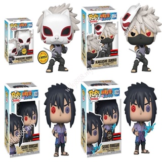 Funko Pop! 《Naruto》Uchiha Sasuke(rinnegan) โมเดลฟิกเกอร์ Kakashi(Anbu) ของเล่นสําหรับเด็ก