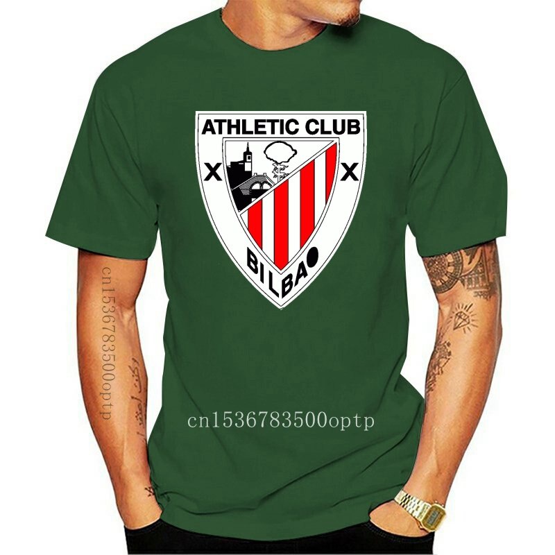 ใหม่ เสื้อยืดลําลอง แขนสั้น คอกลม พิมพ์ลาย Athletic Club Bilbao Los Leones Spain La Liga สีเทา สําหร