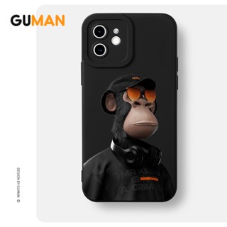 Guman เคสไอโฟน เคสซิลิโคนนุ่มกันกระแทกน่ารักตลก เคสโทรศัพท์ Compatible for iPhone 14 13 12 11 Pro Max SE 2020 X XR XS 8 7 6 6S Plus พลัส XYB1388