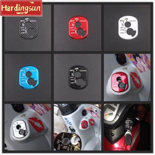 Hardingsun สติกเกอร์โลหะอลูมิเนียม ติดสวิตช์กุญแจ สําหรับรถจักรยานยนต์ Honda Beat Vario Wave Pcx V1 V2 wh100t 125t 110t